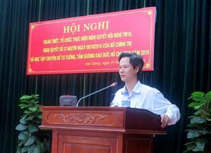 Huyện ủy Văn Giang: Quán triệt, triển khai thực hiện Nghị quyết Trung ương 10 (khóa XI)